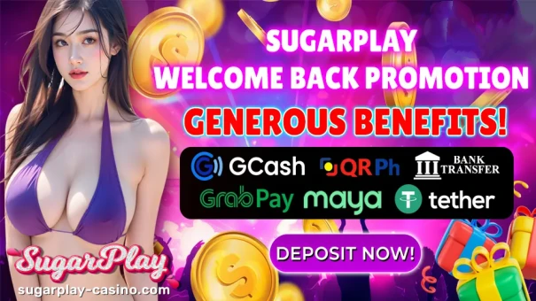 SugarPlay Welcome Back Promotion.Event time: 2024/09/03 00:00 - 2024/12/31 23:59